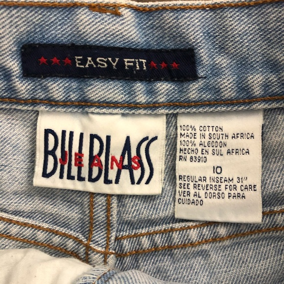 Bill Blass Vintage Jean Shorts size 10 - Picture 3 of 8